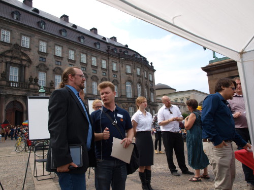 Participants in the middle of the game. Photo: Juhana Pettersson