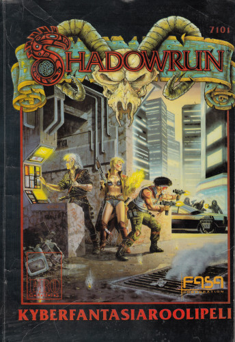 Shadowrun julkaisiin suomeksi 90-luvun alun roolipelijulkaisubuumin aikana.